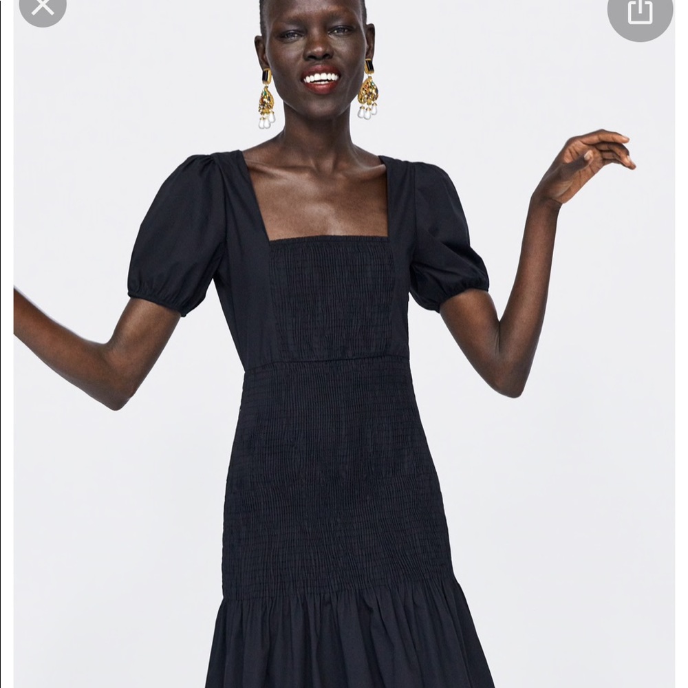 Zara black dress